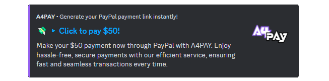 A4PAY Embed